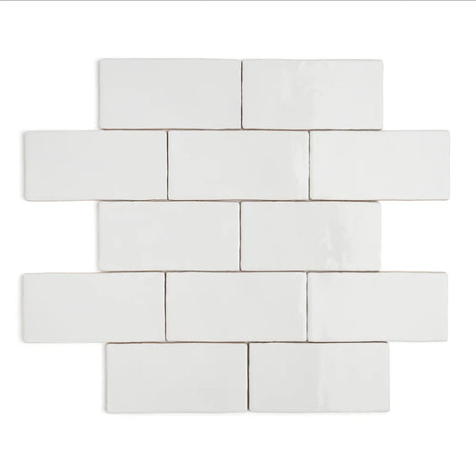 Bespoke White Tile 7.5x15cm