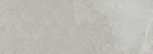 Close up of Blend grey ceramic wall tile for bathroom or kitchen walls