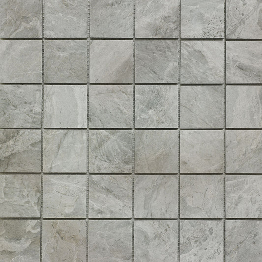 Andes Light Grey Mosaic Tile 30x30cm