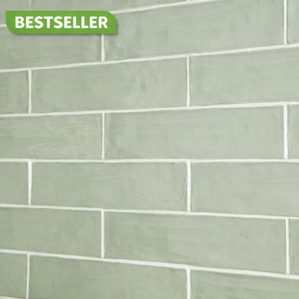 Bespoke Sage Tile 7.5x30cm