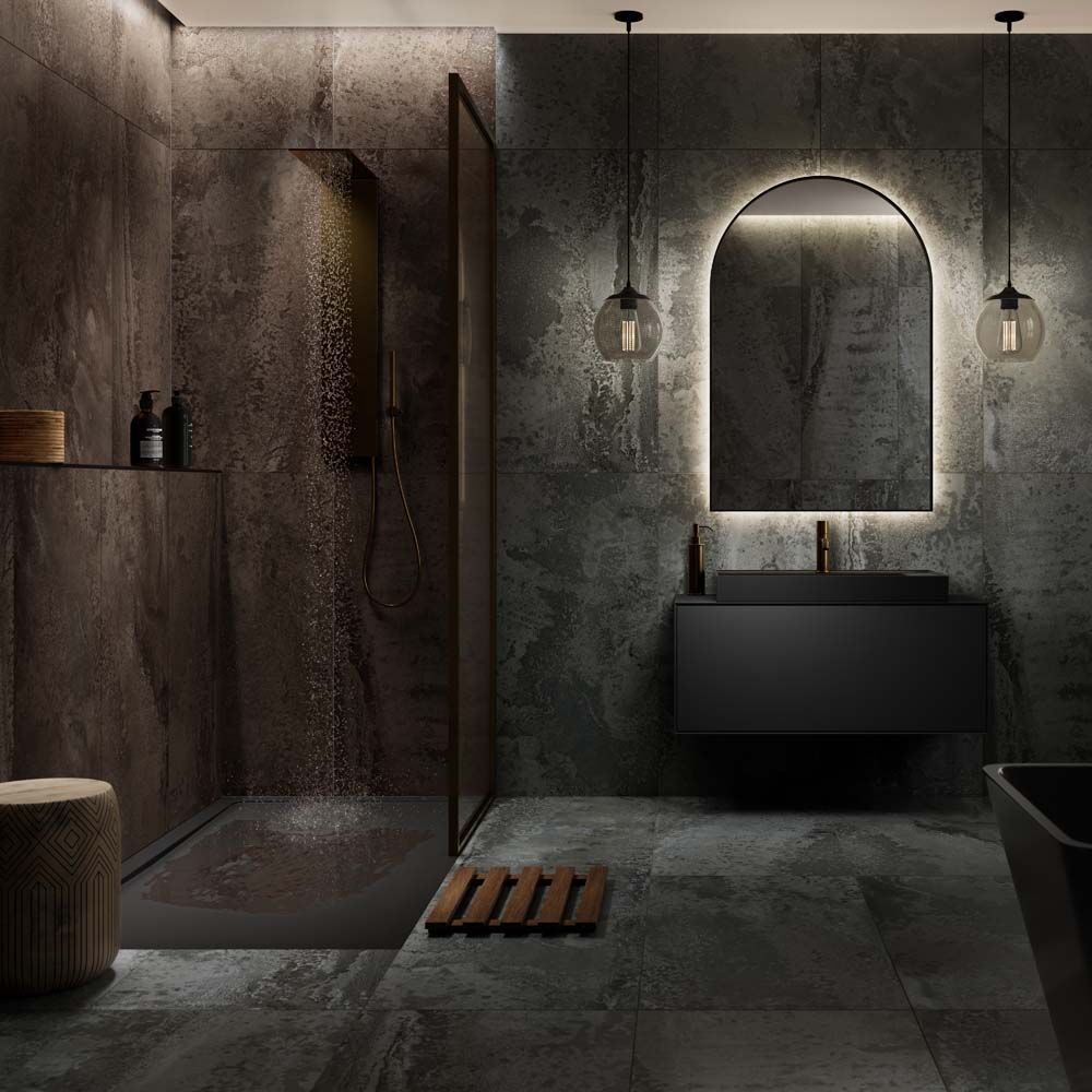 Ferrum Grey Lappato Tile 60x120cm