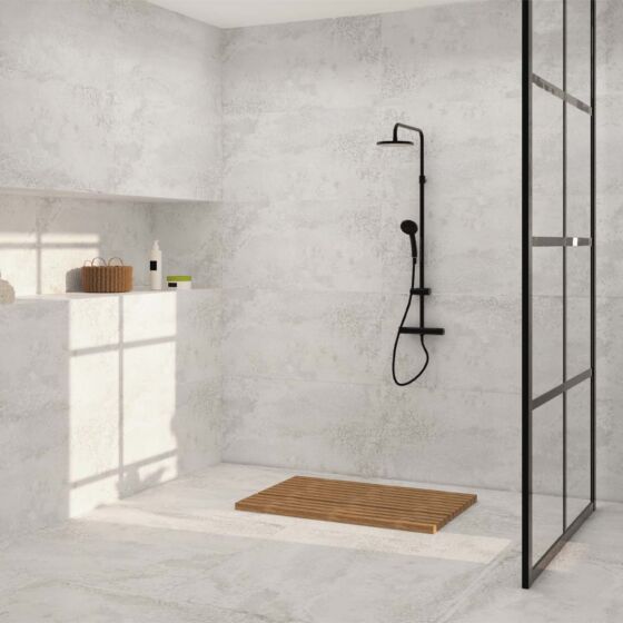 Ferrum White Lappato Tile 60x120cm