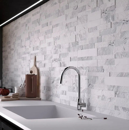 Oz White Tile 15x61cm