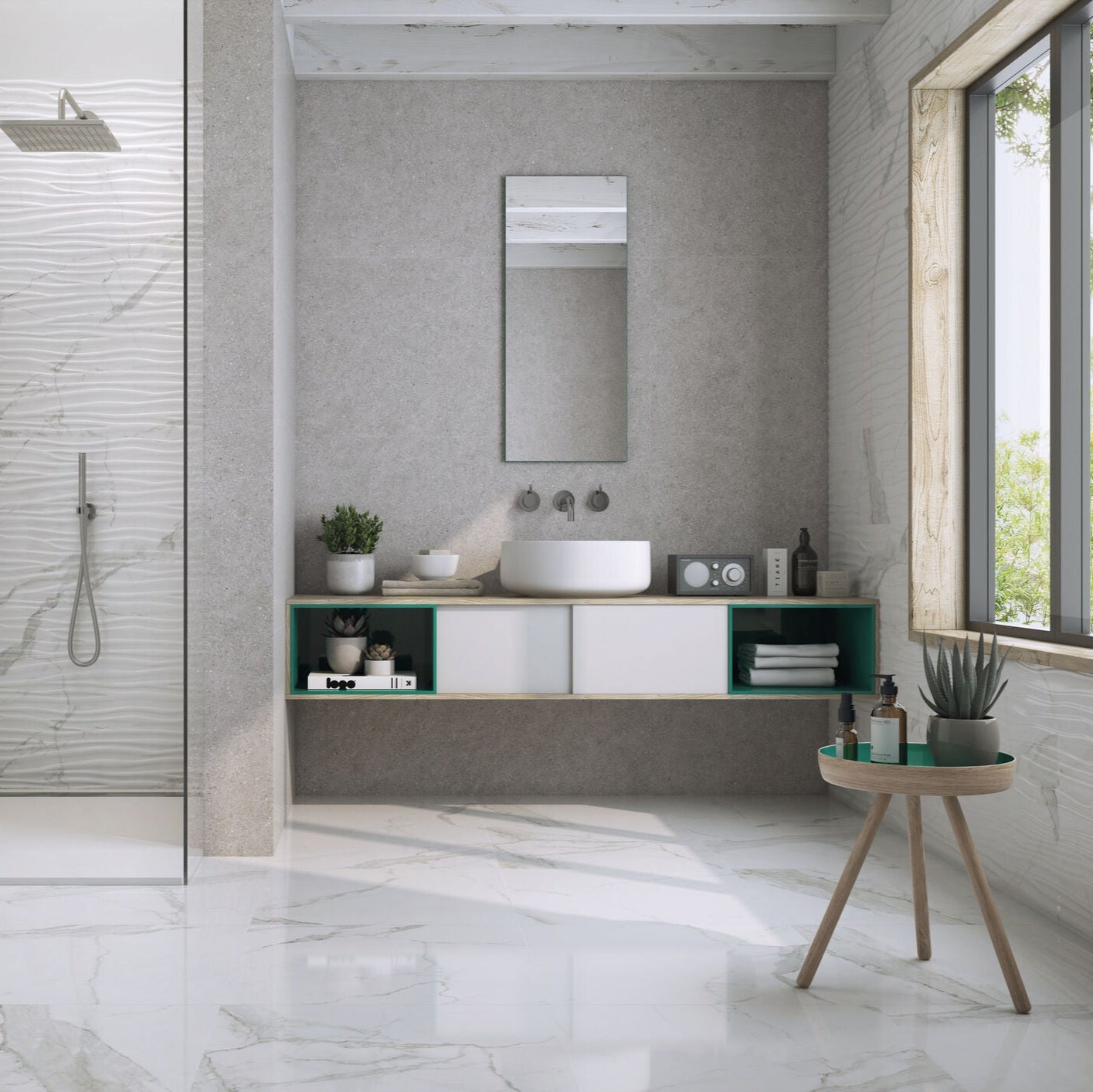 Carrara Luxe Gloss Tile 30x60cm