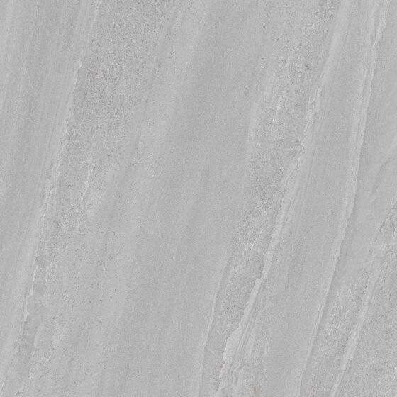 Close up of large format Andrea dark grey gloss porcelain floor and wall 
