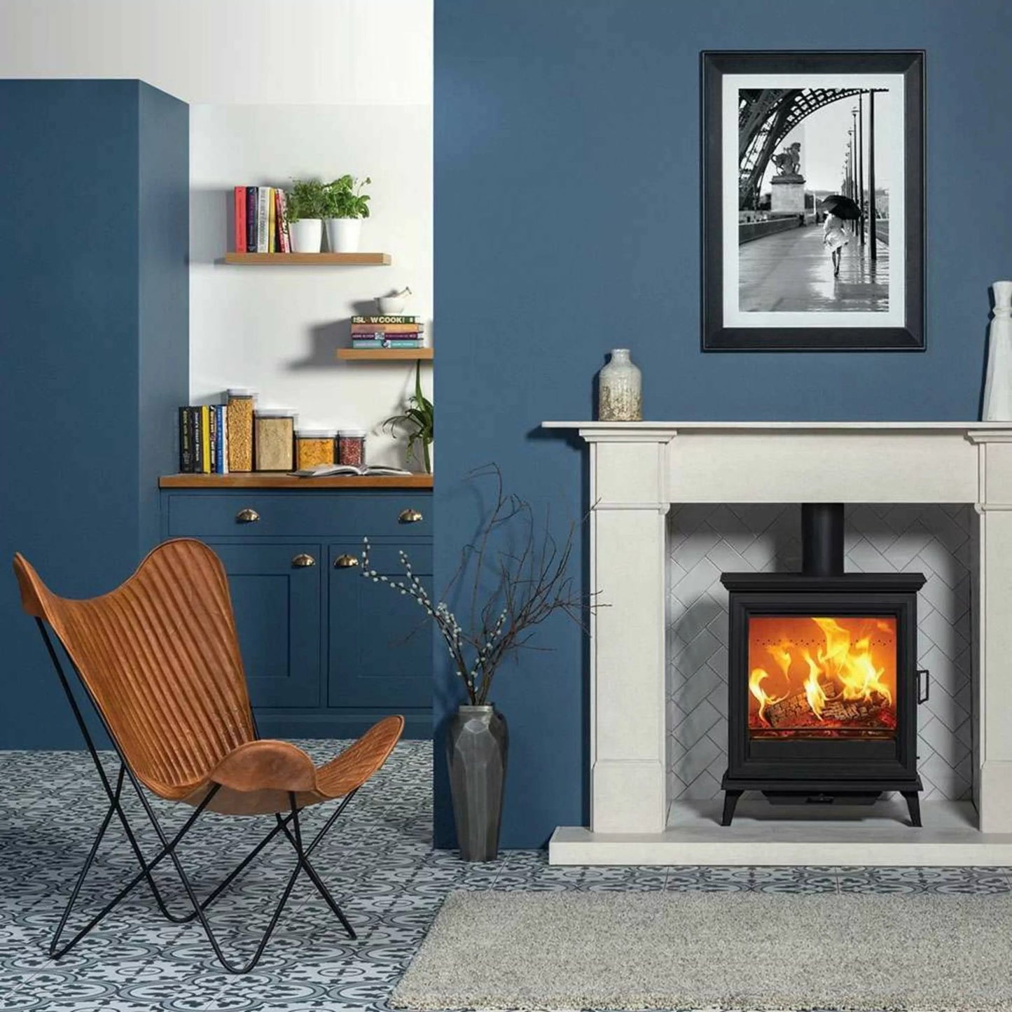 Azzurro Marina Blue Tile 45x45cm