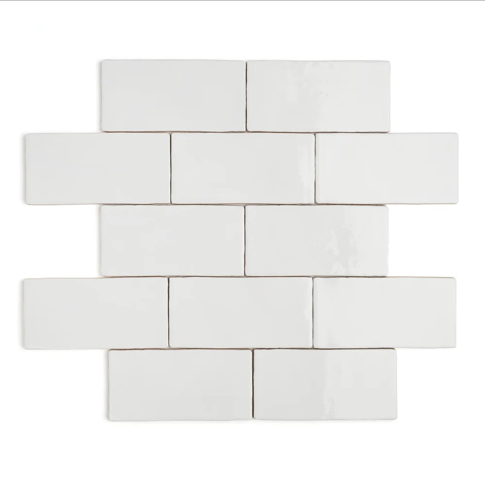 Bespoke White Tile 7.5x15cm