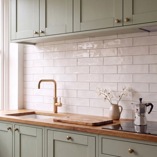 Bespoke White Tile 7.5x30cm