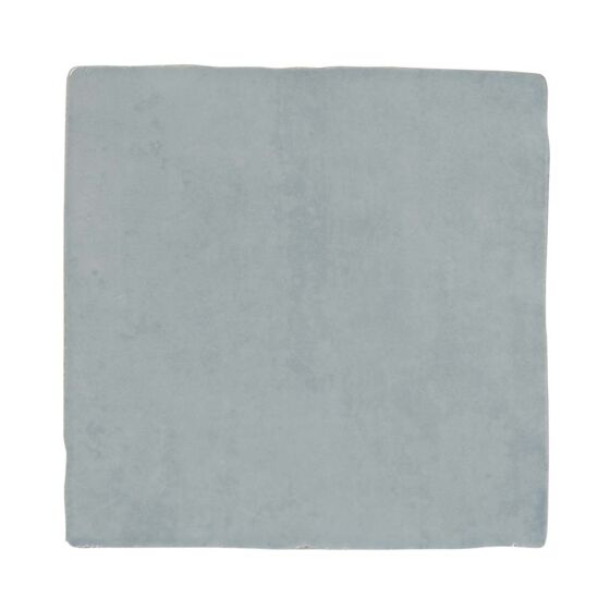 High-shine Bold blue ceramic wall tile for stylish interior walls