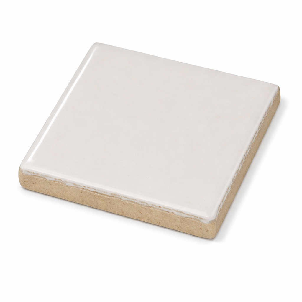 Glossy Bold white ceramic wall tile ideal for kitchen and bathroom walls