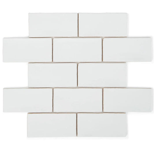 Bespoke White Tile 7.5x15cm