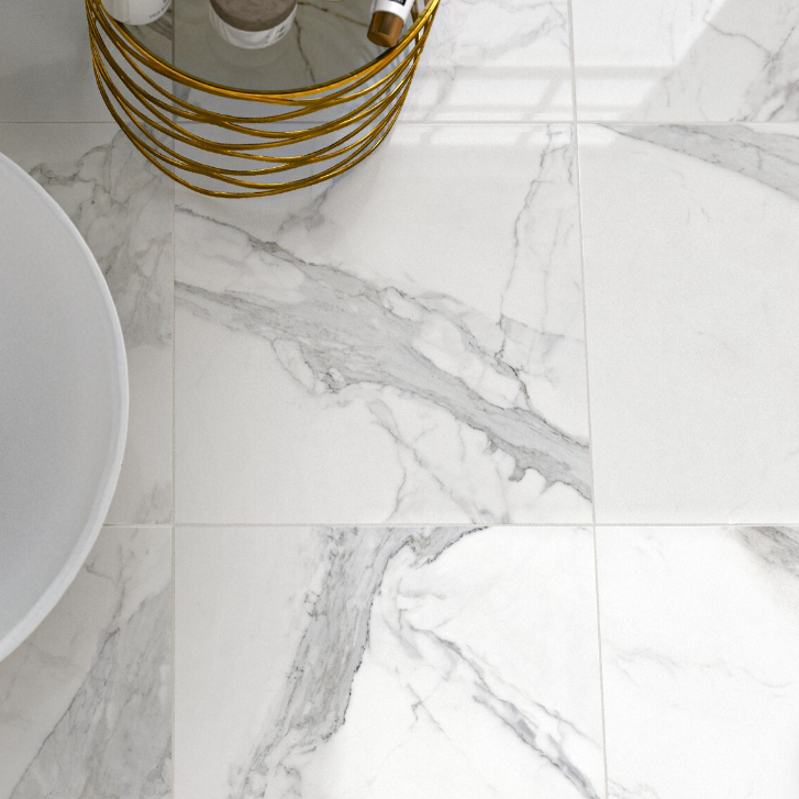 Carrara Luxe Matt Tile 60x60cm
