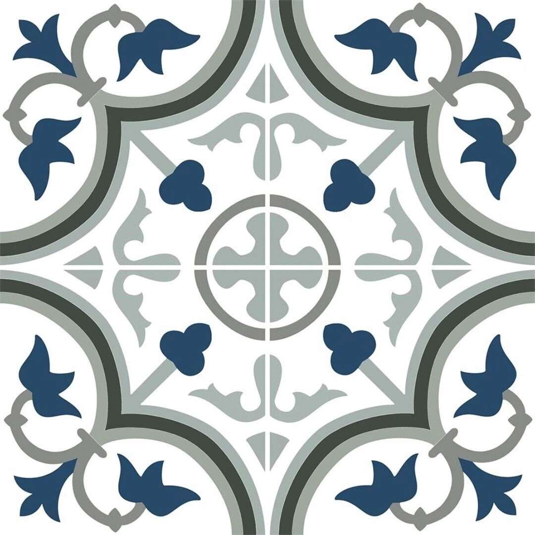 Decorative Catalonia blue porcelain tiles for bathroom and kitchen walls and floors