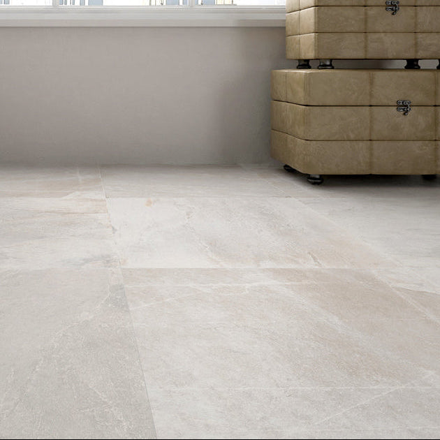 Floor finished with Empire bone floor tile 