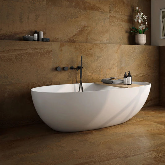 Ferrum copper decorative wall and floor tile used for modern interiors