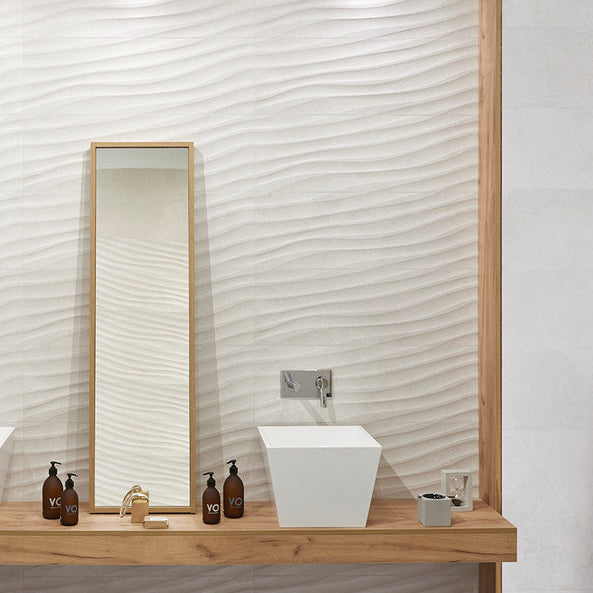 Blend White Floor Tile 60x60cm