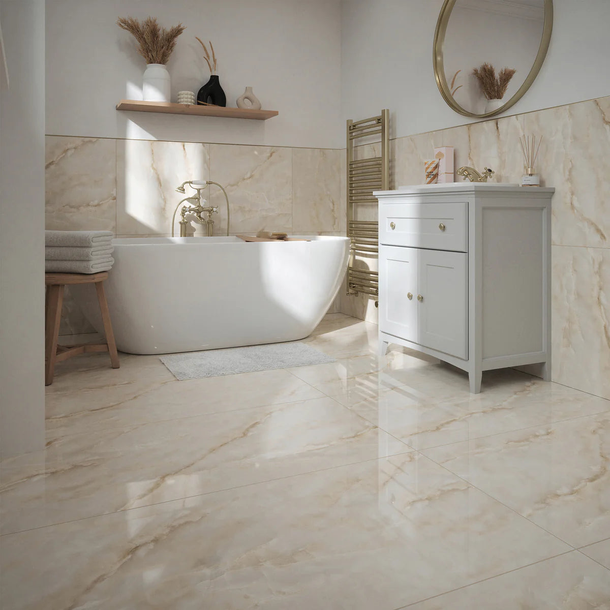 Minerva Pearl Tile 60x60cm