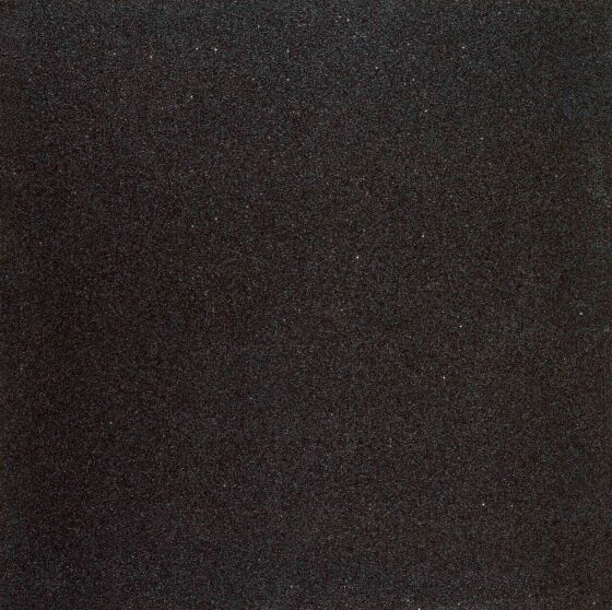 Close up of Sparkle black 60x60 porcelain wall and floor tile featuring a shimmering sparkle effect