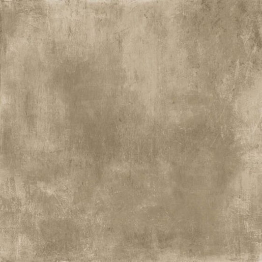 Close up of Morning taupe porcelain matte wall and floor tile for kitchen and bathroom design