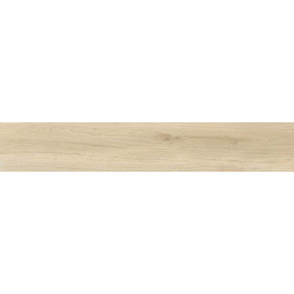 Close up of Perth Birch wood effect plank wall and floor tile 