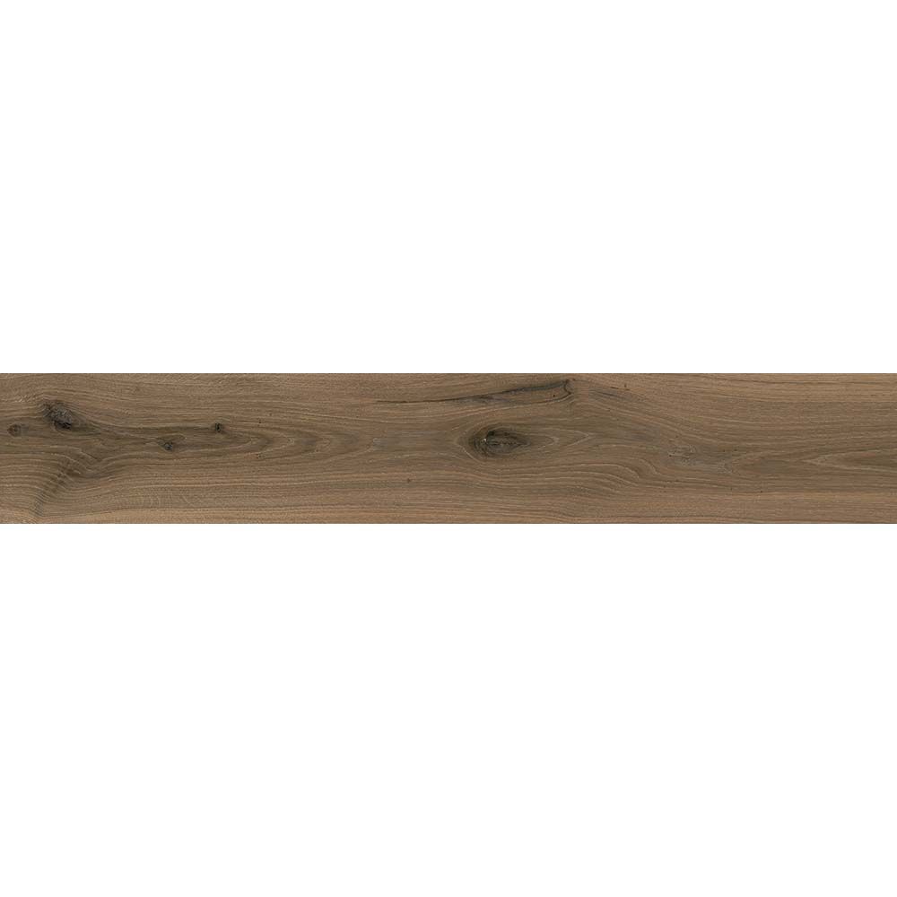Close up of Perth walnut wood effect floor and wall tile 