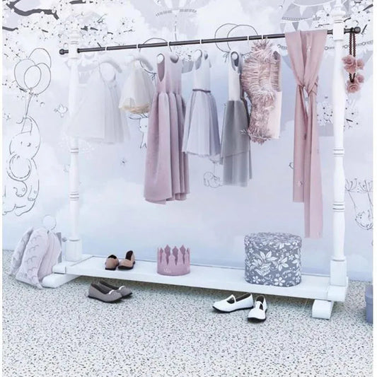 Floor tiled withTutti Frutti terrazzo style wall and floor tile with vibrant colouored mixed-chip pattern