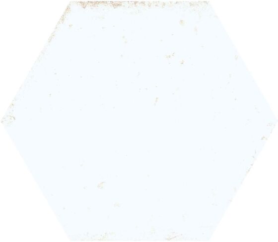 Close up of Wish white hexagon gloss wall tiles 